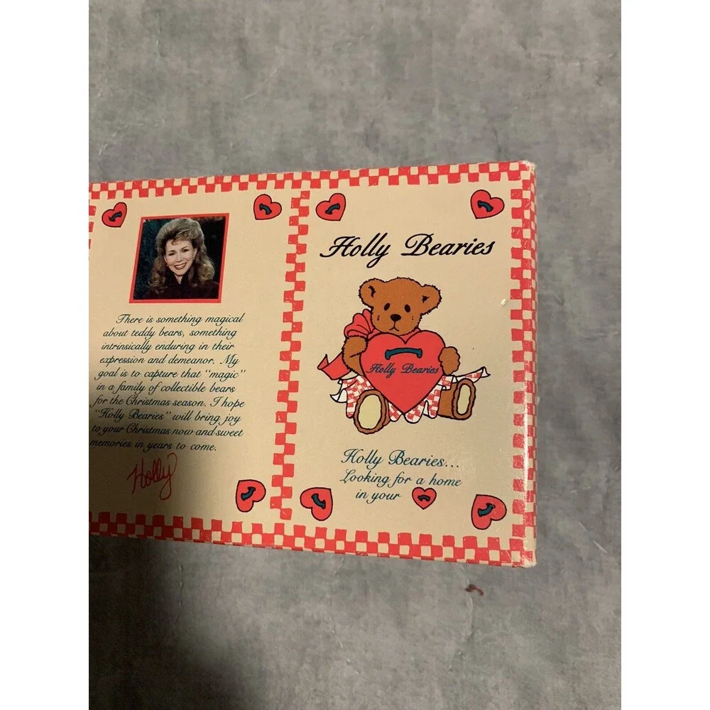 Vtg Ornament Merry Christmas Grandma & Grandpa Kurt S. Adler Rocking Chair Bear
